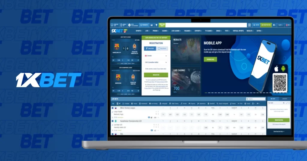 Laman web rasmi 1xBet di Malaysia